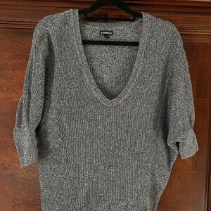 Express Women's Gray Sweater